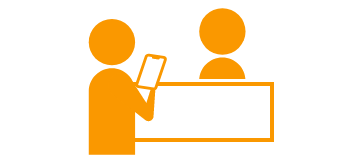 取扱店舗にて使用